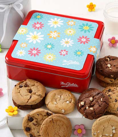 Mrs. Fields Blossom Bites Dozen Original Cookie Tin&nbsp;&nbsp;