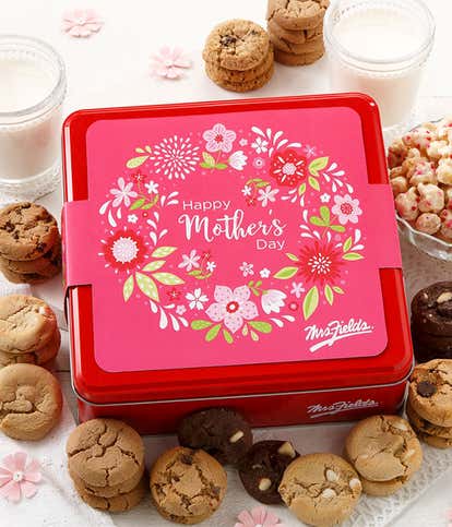 Mrs. Fields Mother's Day Petal Perfect Medium Combo Tin&nbsp;&nbsp;