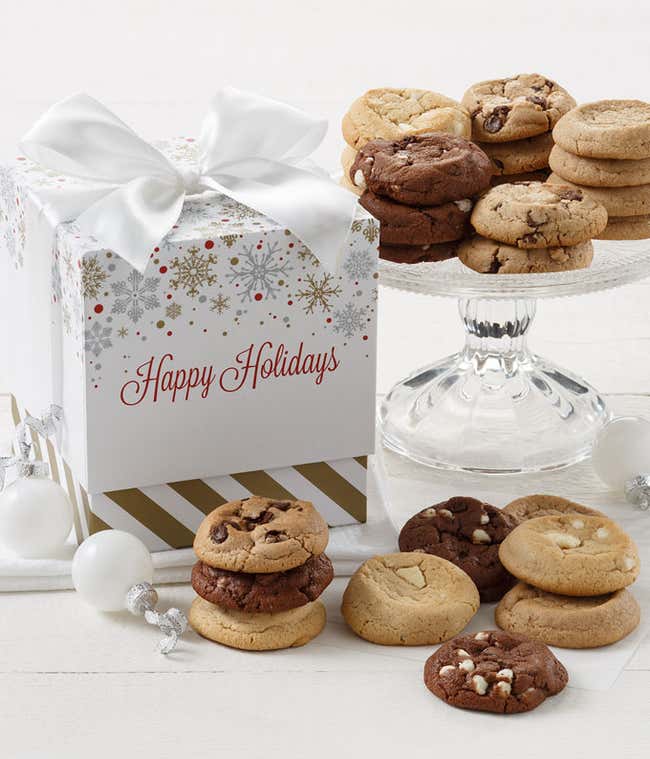 Happy Holly-days Cookie Box