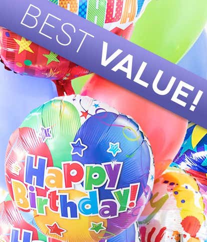 Happy Birthday Florist Designed Balloon Bouquet