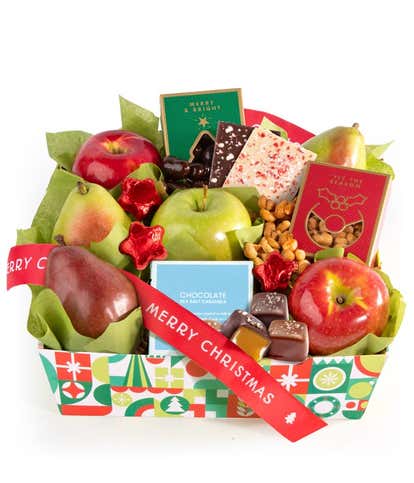 Holly Jolly Wishes Gift Basket 