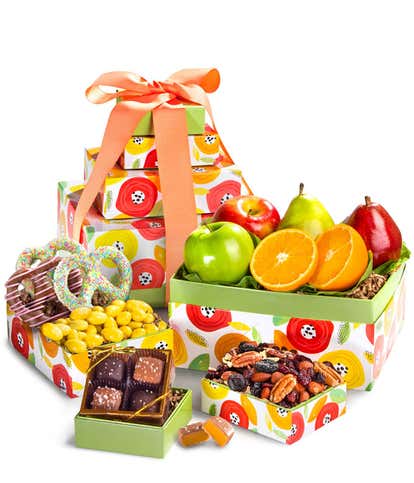 Springtime Tower of Treats