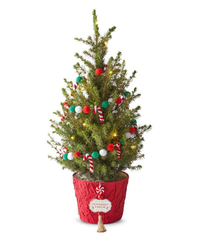 Peppermint Parlor Mini Christmas Tree
