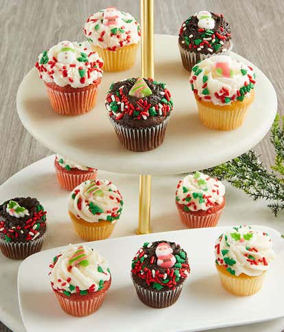 Christmas Mini Cupcakes