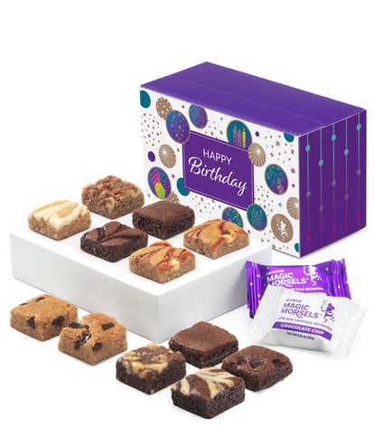 Happy Birthday Dozen Fairytale Brownie & Blondie Morsels