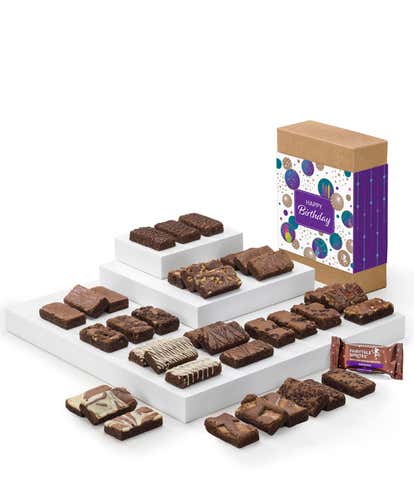 Happy Birthday Three Dozen Fairytale Brownie Sprites