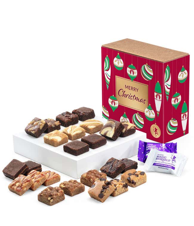 Merry Christmas Two Dozen Fairytale Brownie &amp; Blondie Morsels 