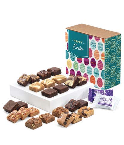 Happy Easter Two Dozen Fairytale Brownie & Blondie Morsels