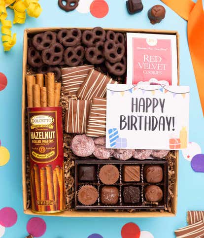 Happy Birthday! Sweet Treats Chocolate Gift Box