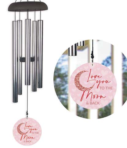 Love You To The Moon & Back Wind Chime