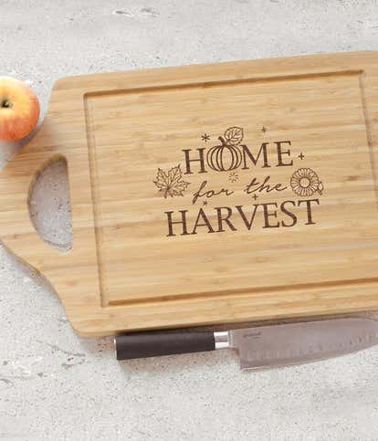 Home for the Harvest Cutting Board