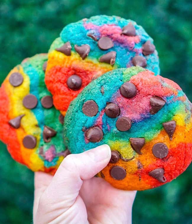 One Dozen Rainbow Cookies