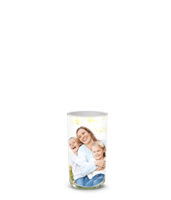 Partial image of Custom Photo Vase without flowers